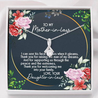 Mother In Law Alluring Beauty Necklace - Love You This Much